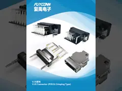 Мужской корпус для скрещивания V35 соединитель ISO 9001 UL-Approved PBT + стекловолокно video