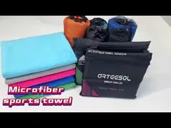 Спорт Microfiber играют в гольф полотенца ссыпают персонализированное 20% полиамид 80% полиэстер полотенца спортзала video