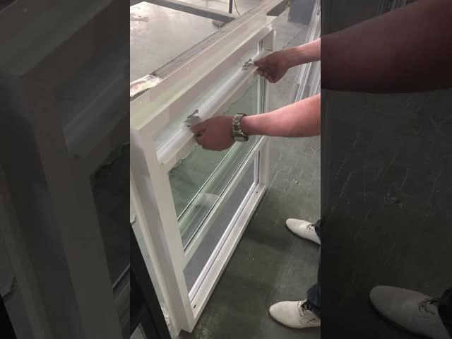 3.22 дюймовое звукоизоляционное UPVC одноподвешенное окно для подвижного дома