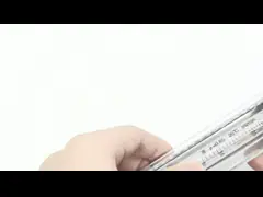 Выходной сигнал высокой точности 4-20mA измерителя прокачки газа стеклянной лампы нержавеющей стали портативный video