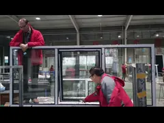 Fixed Fiberglass Aluminum Awning Window Top Hung Black Frame