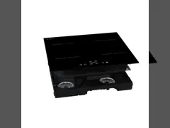 Перерабатываемый 3-горелка встроенный в индукционный хаб кухонный стол типа домино video