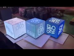 Настраиваемый 640x640 Led Cube экран 6 сторон показывает video