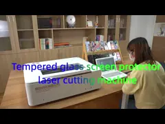 Professionele ontwerp software en laser cutter voor telefoon schermbeschermer en telefoon terug