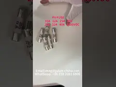 Ceramic Solar PV Copper Fuse 10A 10kA  DC Indoor-Only 1500VDC 14x51mm