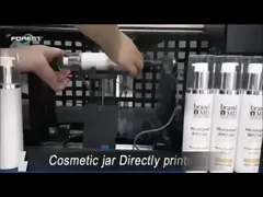 ODM Цилиндрическая цифровая печатная машина Высота 15 мм вращающаяся бутылка УФ-принтер video