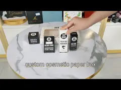 Cardboard Clear Window Packaging Box For Skin Care Cosmetic Jar