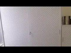 раздвижной двери края 12mm картотека офиса тонкой стальная НЕ постучала вниз video