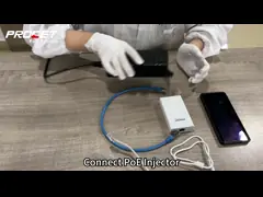 100-240 инжектор ВПТ poe+ с обнаруживать обломок внутри для того чтобы защитить не прибор PoE video