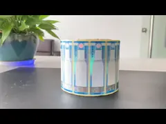 CMYK Pantone Color Cigarette Tax Stamp Labels Anti Counterfeiting Eggshell Sticker video