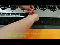 Автомат для резки лазера волокна Cnc 1000w для стали углерода video