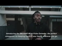 Оксиметр ровного монитора SpO2 кислорода зонда кольца запястья O2его BM2000D портативный video