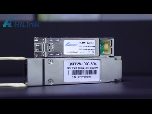QSFP28 1271nm/1331nm LR 10KM BIDI Single Lambda Optical Transceiver Simplex LC