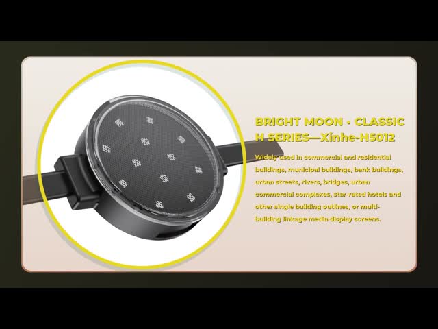 プログラム可能なフルカラー 50mm LED ピクセルライト クリスマス飾り DC24V 1.5W IP67