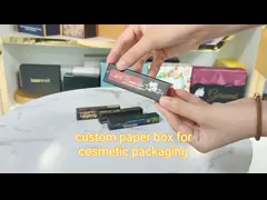 OEM ODM Cosmetic Packing Box , Cardboard Lipstick Packaging Box