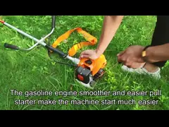 Высокий бортовой вися резец щетки 31CC рюкзака хода резца щетки 4 бензина video