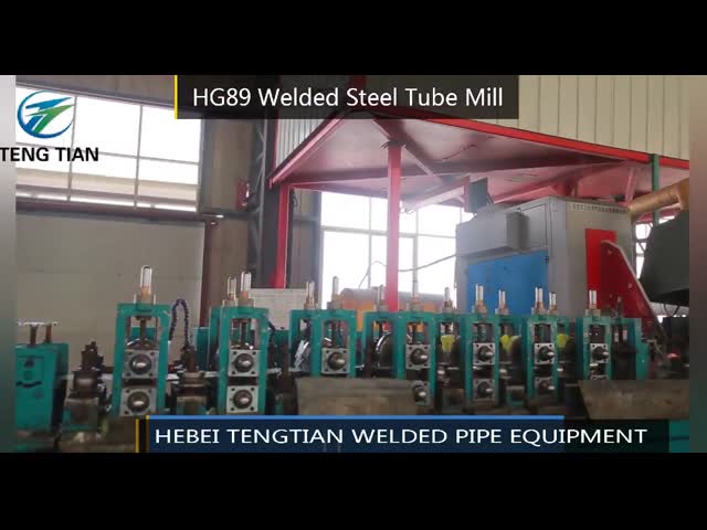 Precision Tube mill Aluminum Coating High Speed Tube Mill Roll Forming Process
