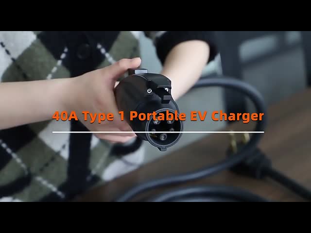 Portable 16A Cable Adapter Level 2 EV Charger 110-240V with Schuko Plug Type1