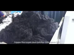 Дружелюбное акустической панели полиэфирного волокна ASTM E-84 экологическое video