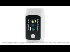 Экран оксиметра TFT LCD ИМПа ульс подсказки белого пальца video