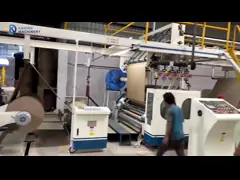 5-слойная коррупционная линия с быстрой сменой односторонней и гидравлической руловой стойкой video