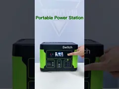 Выход ДК АК батареи 600В электростанции лития портативный с солнечной поручать video