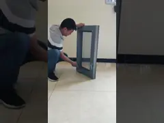 Crank Aluminum Casement Window Door Hand Operated Single Swing