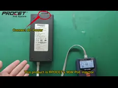Конвертер сети переходника USB c Procet крытым BT PoE расклассифицированный Splitter video