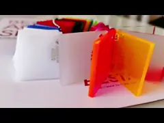 Круглый квадратный треугольник прозрачный акриловый стержень PMMA устойчивость к абразии video