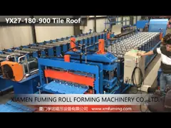 Профильная крышечная плитка ролл Формирующая машина 7.0КВт мощная точность video