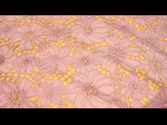 Guipure Cord Bridal Water Soluble Lace For Nigerian Evening