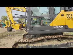 Volvo EC210 Гидравлический используемый экскаватор большой дальности экскаватор ползучий экскаватор типы 20500kg video