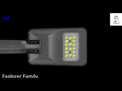 IP66 50W 5 лет гарантии светодиодный уличный свет с профессиональным дизайном распределения света для садовой парковки школы video
