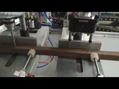 Установка отверстий 6-осной буровой машины для дверей и окон из алюминиевого сплава ПВХ video