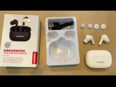 HT05 Беспроводные наушники Lenovo TWS Голосовой помощник Наушники Lenovo Tws video