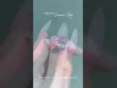 2.5ct Fancy Pink Lab Created Diamond Engagement Rings 18K White Gold Bridal Ring video