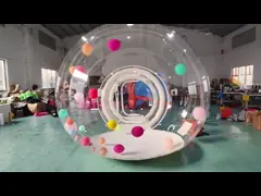 Дети Взрослые Вечеринка Событие Пузырь Балон Дом Надувная палатка Прозрачный Пузырь Купол Иглу video