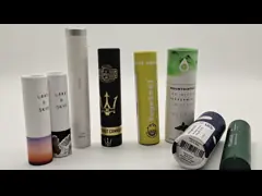 Биоразлагаемый с нулевым количеством отходов Пустой картон подталкивать бумагу дезодорант бальзам для губ трубки Kraft контейнеры для косметики video