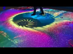 P3.9 Внутренний светодиодный экран из напольной плитки водонепроницаемый под высоким давлением без интерактивной индукции video