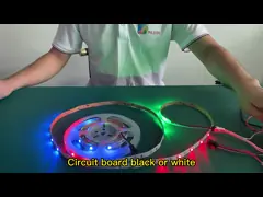 Ip20 Ip65 Умный светодиодный световой ленточный свет гибкий SK6812 Ws2812b 30 пикселей DC5V video