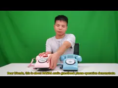 Телефон с неограниченным хранилищем для аудио-гостевой книги с мобильным доступом video