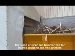 машина молотковой дробилки деревянной щепки 3t/H 75kw для раковины арахиса video