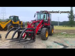 Экскаватор компактного фронта нагружая, оборудование затяжелителя переднего колеса video