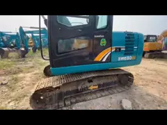 Прочный экскаватор SWE80E9 Гидравлический экскаватор с двигателем YANMAR 4TNV98-ZCSSUC video