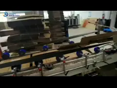 автоматическая коробка 220V связывая машину вязки коробки машины с автоматом для резки плашки для связывать картона video