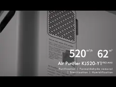 Портативный небольшой очиститель воздуха для домашних животных WIFI с запахами активного удаления кислорода video