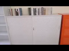 Акустическая толщина шкафа 0.7mm металла офиса раздвижной двери video
