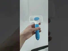 Anti-Static Dog Pet Self Cleaning Needle Comb Brush Square Head 175x125x40mm