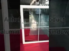 Настройка фиксированного стеклянного окна занавес Стенная картинка Окна 48х48 video