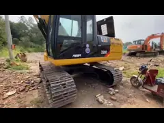 320D Гидравлические используемые CAT экскаваторы 103кВт 20 тонн используемые тяжелые оборудования video